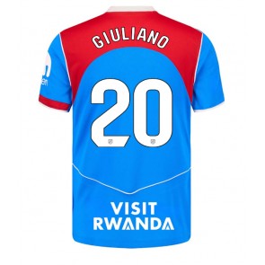 Atletico Madrid Giuliano Simeone #20 Alternativní Dres 2025-26 Krátký Rukáv